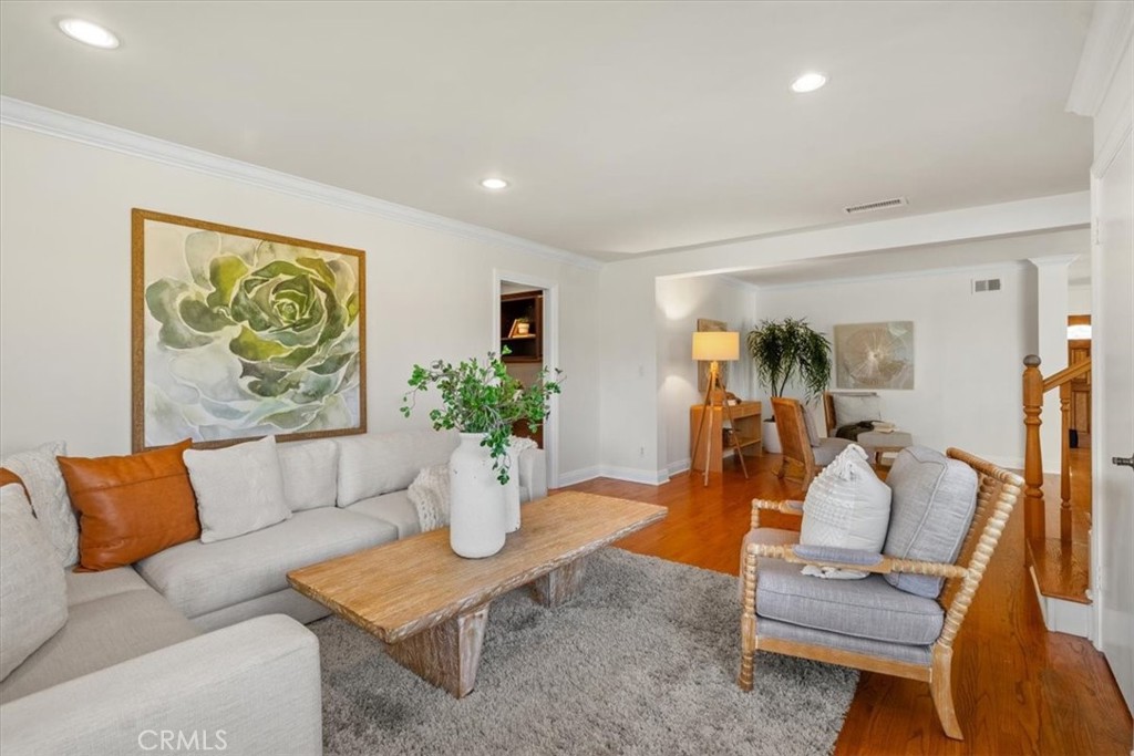 54 Ranchview Road Rolling Hills Estates, CA 90274 - Photo 24 of 60 a living room with furniture and a potted plant