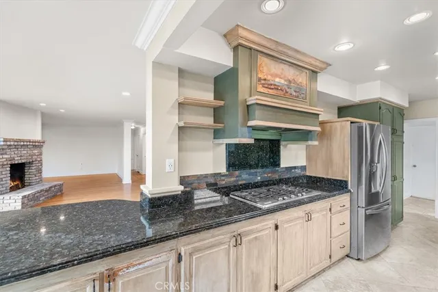 a view of hallway with wooden floor