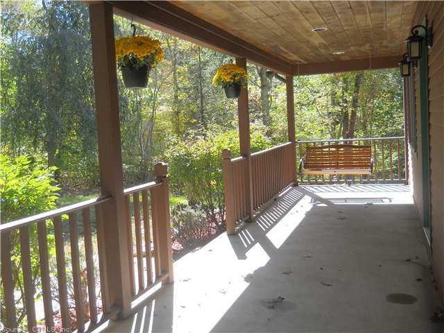 a view of backyard with green space