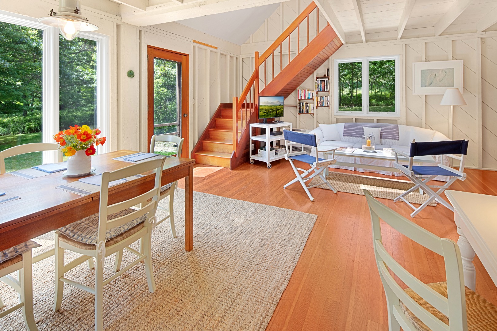 18 Allen Farm Road Chilmark, MA 02535 - Photo 2 of 13 a view of a living room and a porch