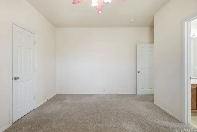 a view of an empty room
