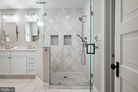 a view of outdoor space with a garden and deck