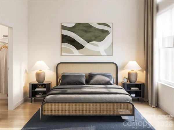 a kitchen with a refrigerator and a stove top oven