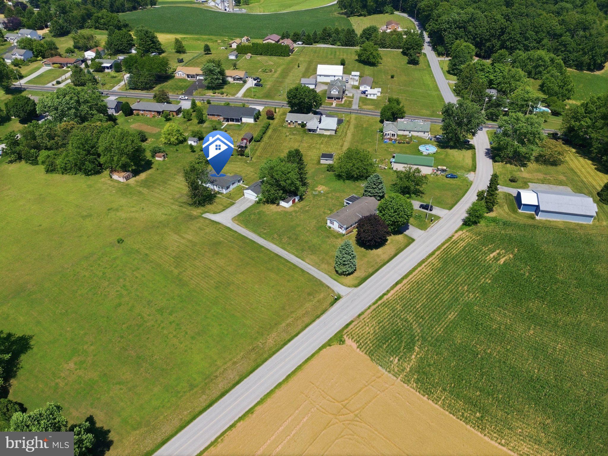 5413 Waltersdorff Road Spring Grove, PA 17362 - Photo 35 of 48 Charming rural landscape with homes.