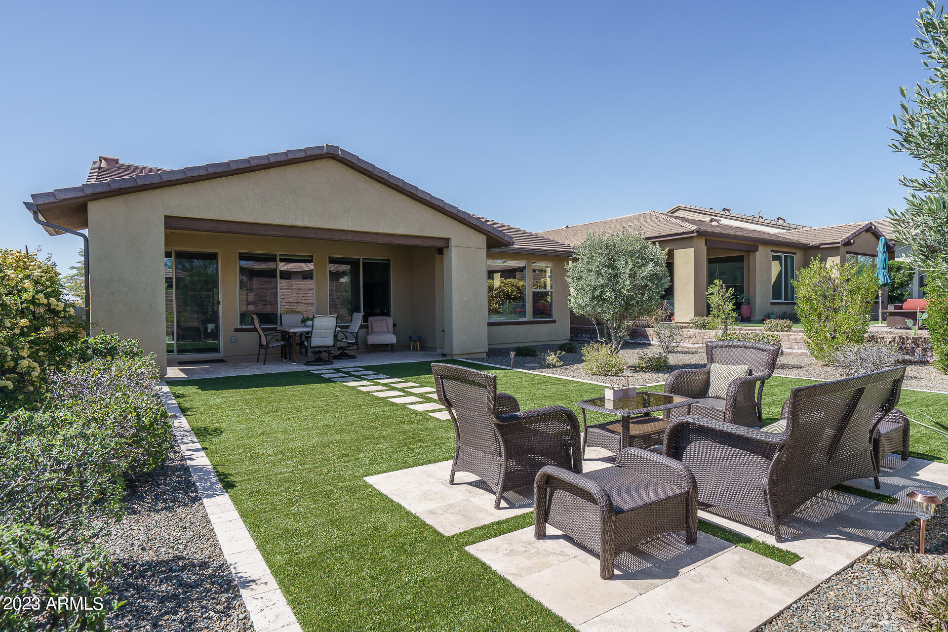 18042 East Curva De Plata Rio Verde, AZ 85263 - Photo 27 of 58 27) BACK OF HOME