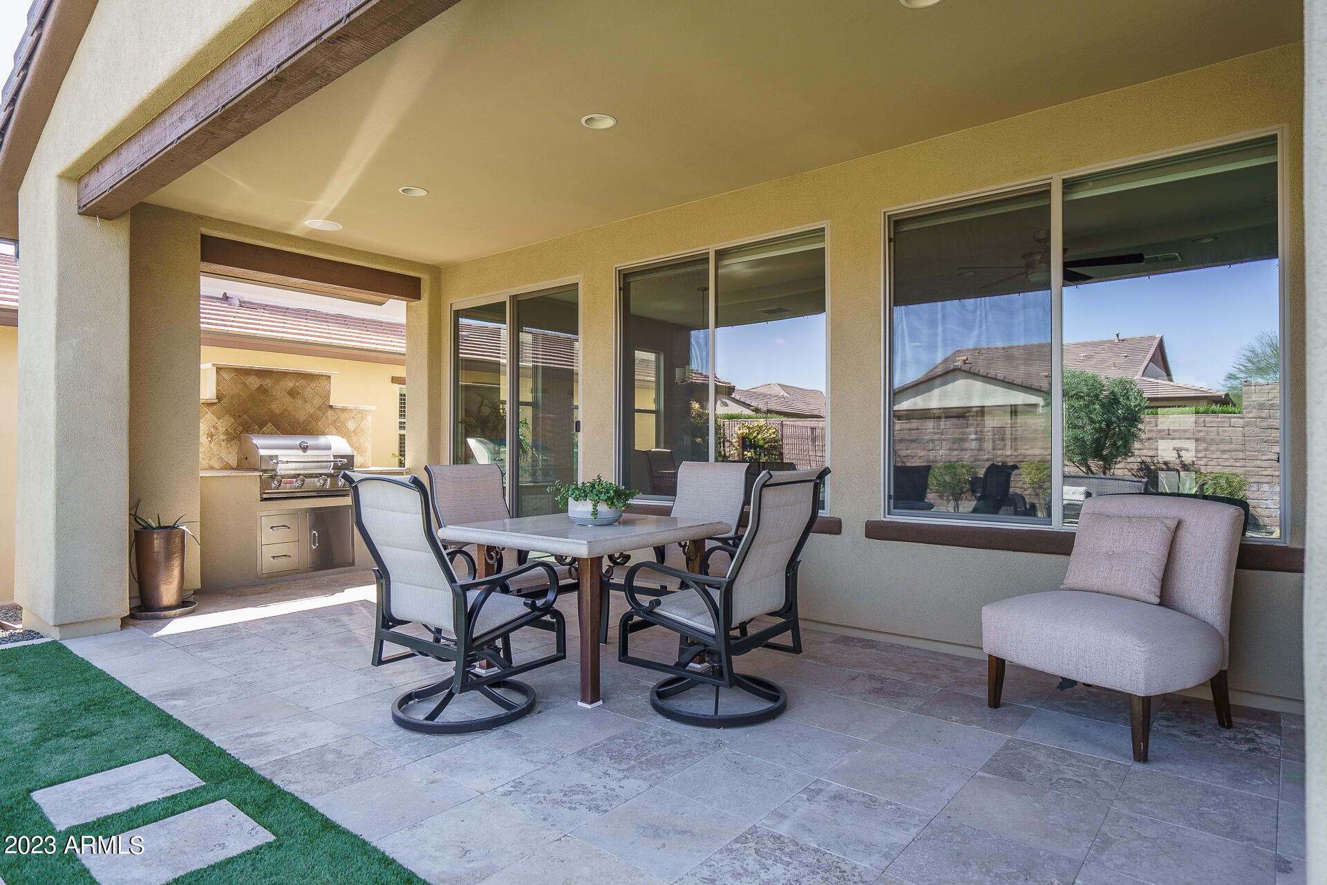 18042 East Curva De Plata Rio Verde, AZ 85263 - Photo 32 of 58 32) BACK PATIO