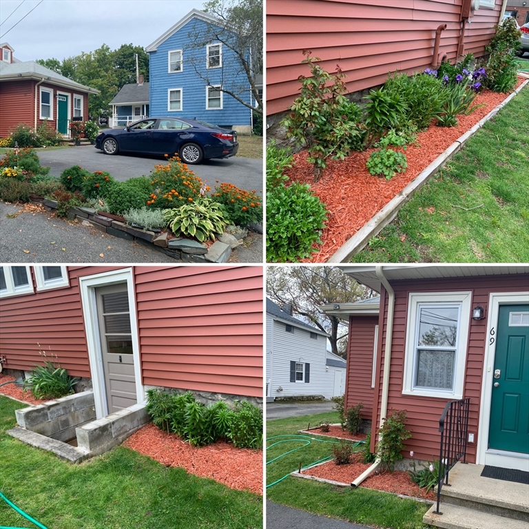 69 Ash Street Reading, MA 01867 - Photo 29 of 29 front view of a house with a yard
