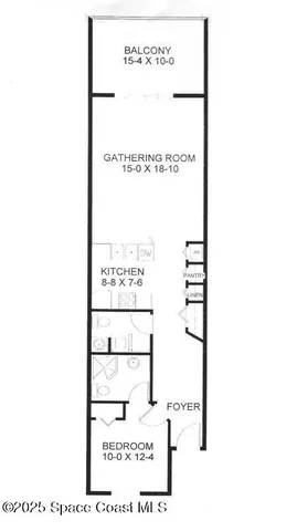 a bedroom with a bed and a ceiling fan