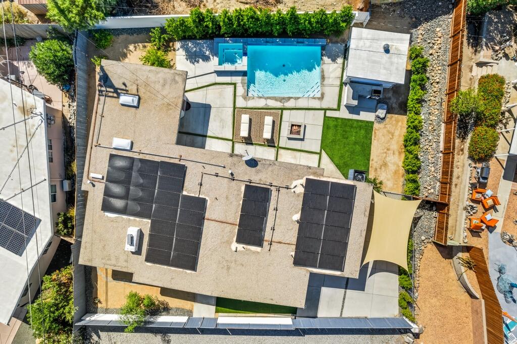 38855 Paradise Way Cathedral City, CA 92234 - Photo 56 of 67 an aerial view of residential houses with outdoor space and parking