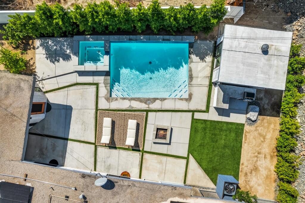 38855 Paradise Way Cathedral City, CA 92234 - Photo 57 of 67 an aerial view of a house with a yard