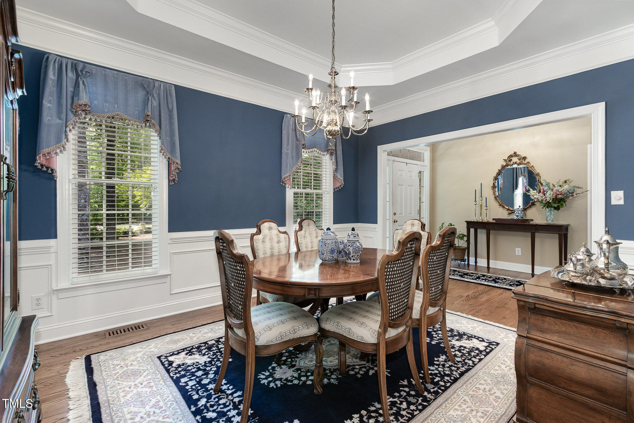 8304 Epping Forest Way Wake Forest, NC 27587 - Photo 12 of 41 a view of a dining room with furniture window and outside view