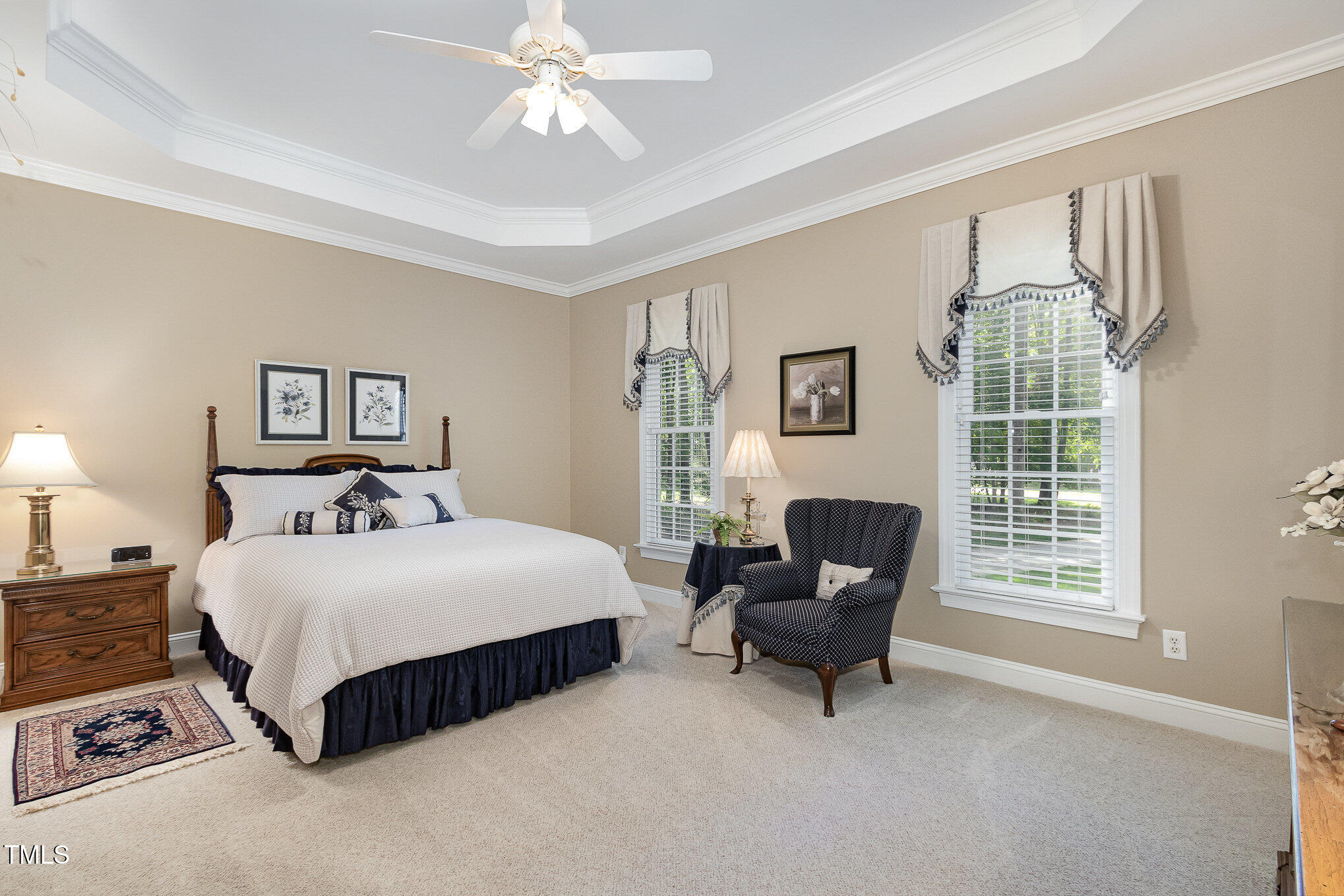 8304 Epping Forest Way Wake Forest, NC 27587 - Photo 20 of 41 a bedroom with a bed and a window