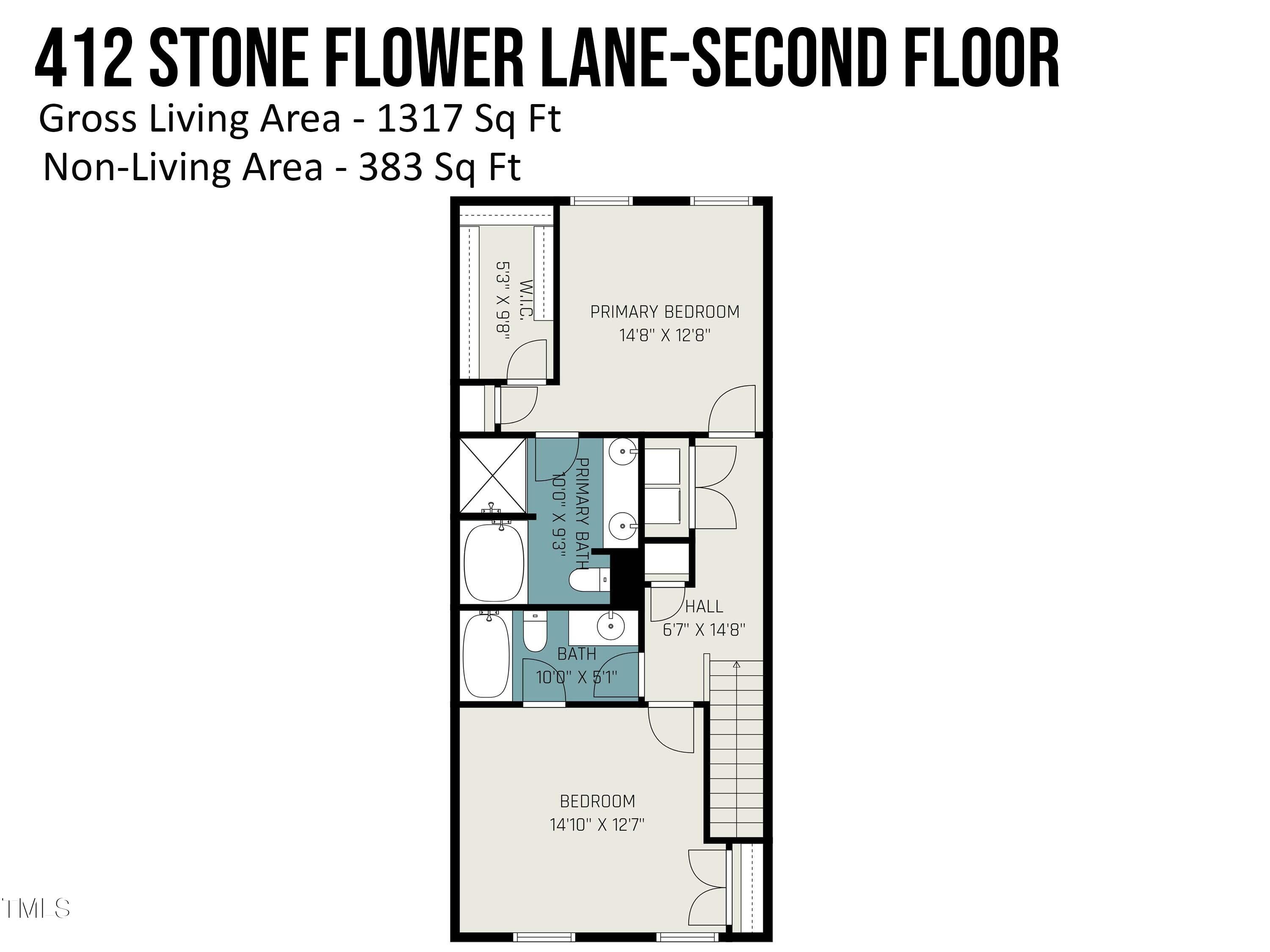 412 Stone Flower Lane Raleigh, NC 27603 - Photo 26 of 32 412_stone_flower_lane-second_floor_691