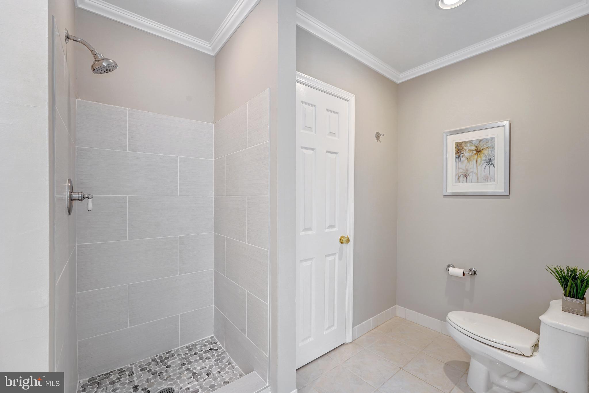 922 Hunt Road Radnor, PA 19008 - Photo 42 of 59 a bathroom with a toilet and a shower