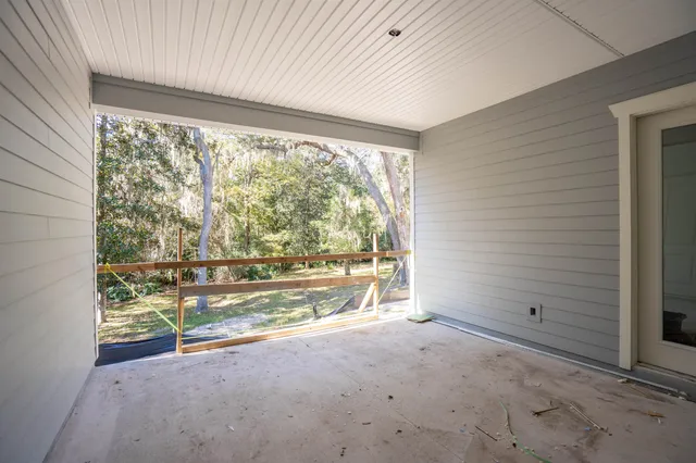 a view of an empty room