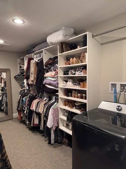 5 Deer Hill Road Oxford, MA 01537 - Photo 17 of 37 a view of walk in closet with clothes and shoes