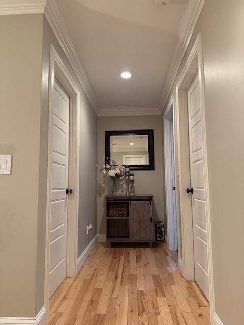 5 Deer Hill Road Oxford, MA 01537 - Photo 19 of 37 a view of a hallway and a livingroom with wooden floor
