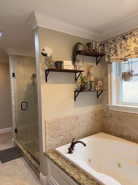 5 Deer Hill Road Oxford, MA 01537 - Photo 25 of 37 a bathroom with a tub and a shower