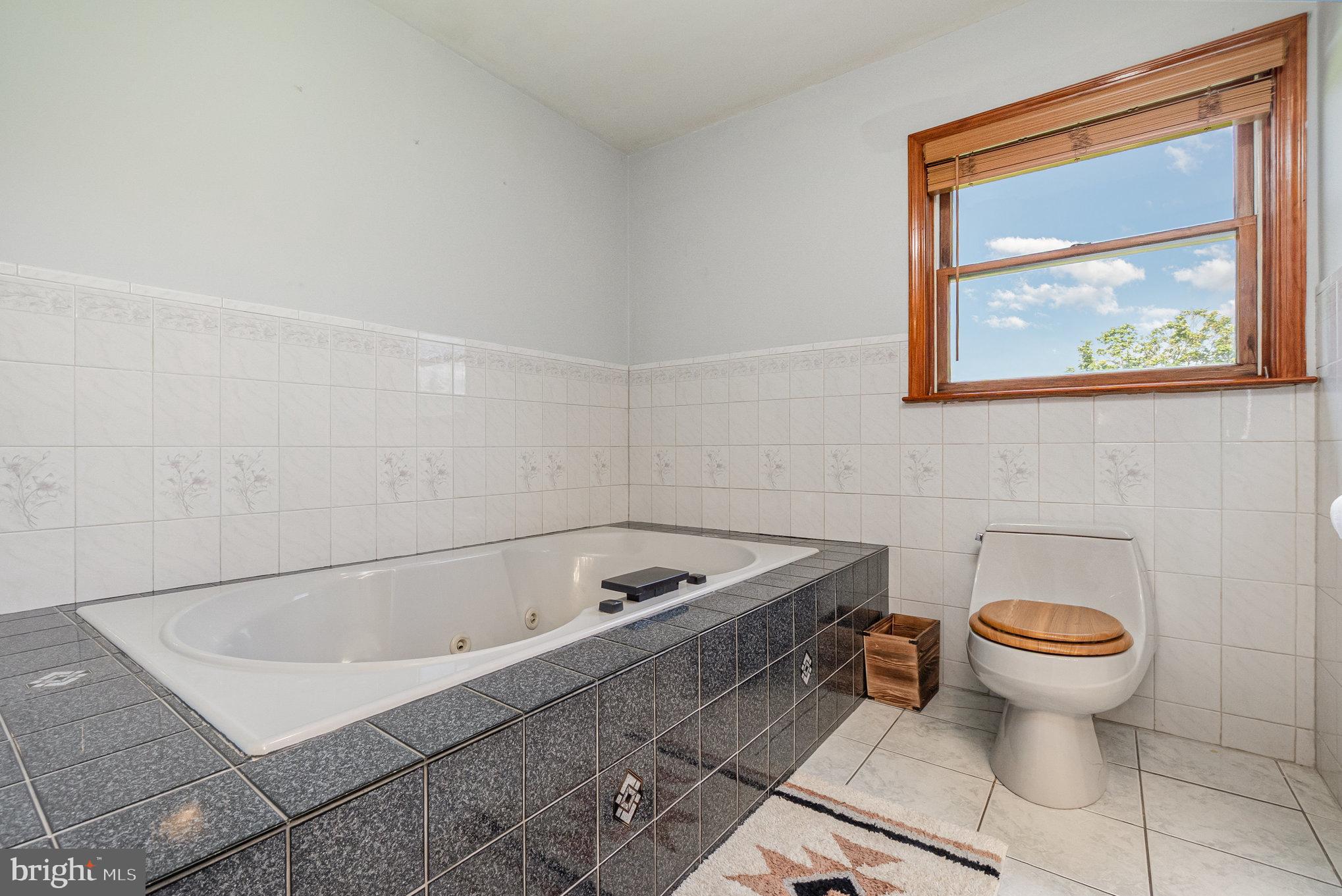 4816 Amos Road White Hall, MD 21161 - Photo 19 of 56 a bathroom with a toilet and a bathtub