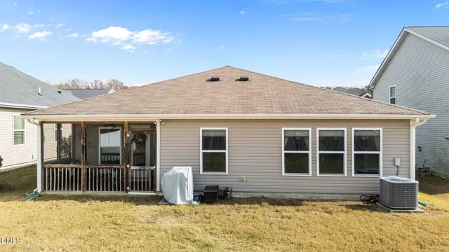 a house view with a outdoor space