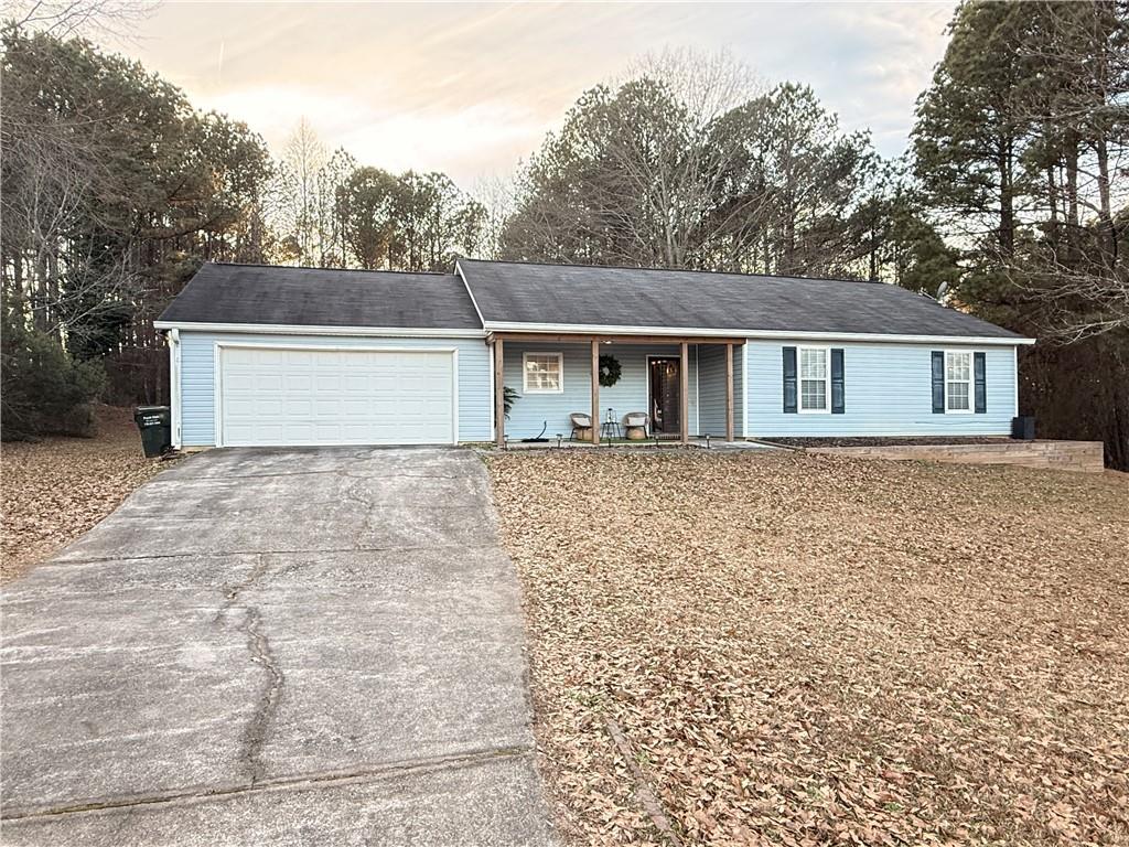 front view of house with a yard