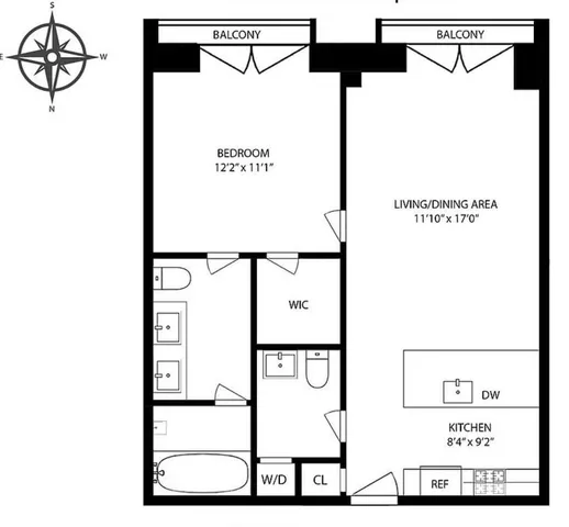 $1,595,000 | 155 West 18th Street, Unit 403 | Chelsea