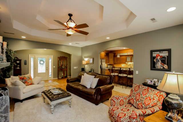 8805 Byrum Chapel Road Portland, TN 37148 - Photo 18 of 19 View of the front door from the living room. A spacious open floor plan, great for entertaining!