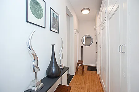 a bathroom with a tub