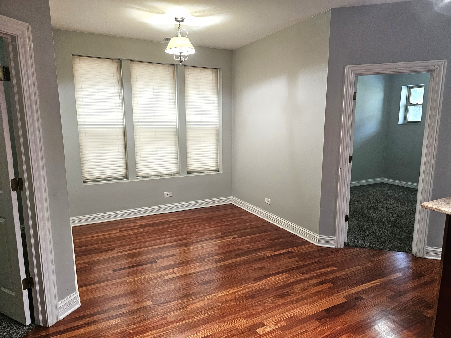 1520 East Marquette Road, Unit 2B Chicago, IL 60637 - Photo 29 of 44 an empty room with wooden floor and windows