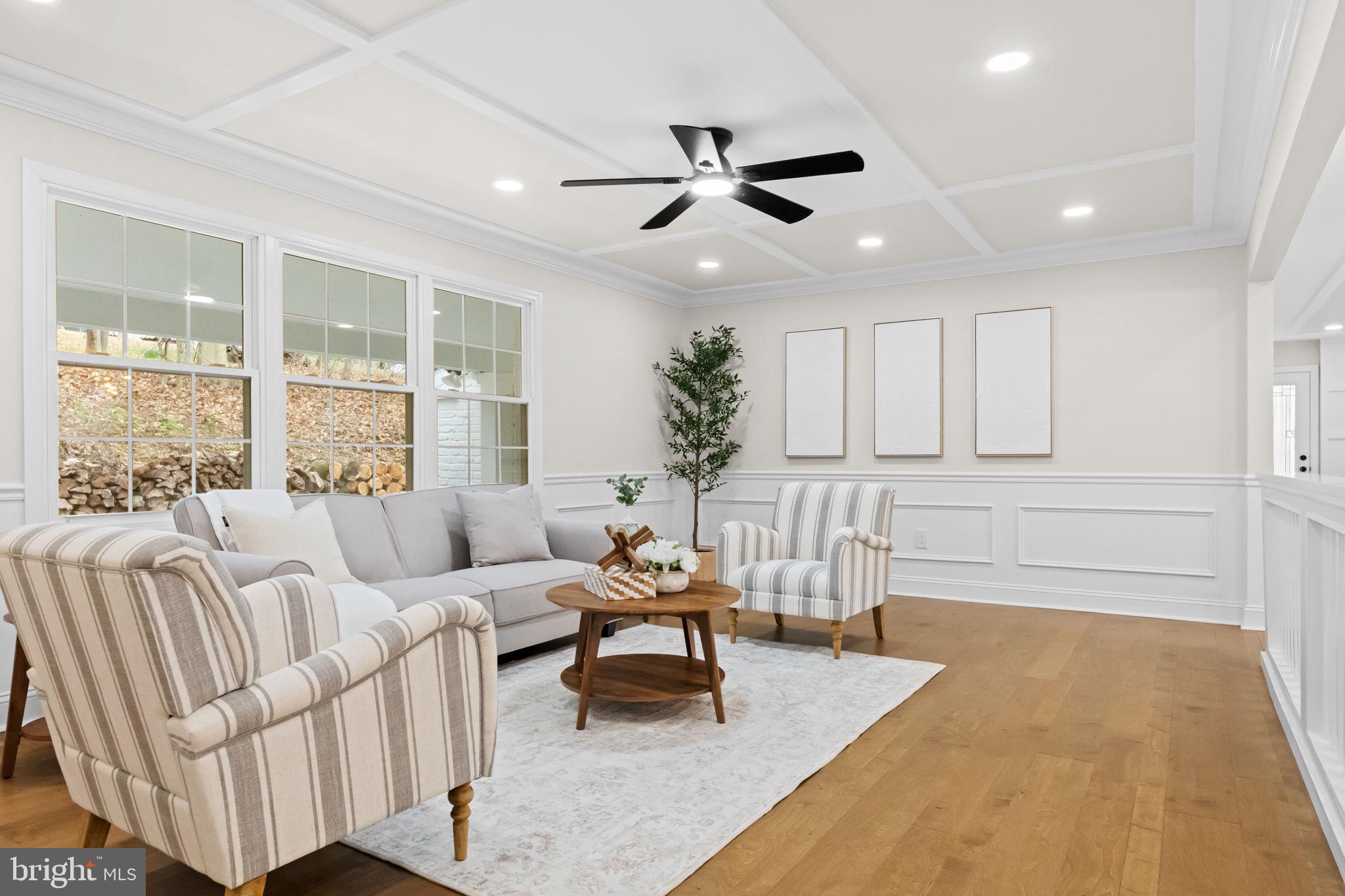 971 Stevens Lane Wayne, PA 19087 - Photo 28 of 66 a living room with furniture and a large window