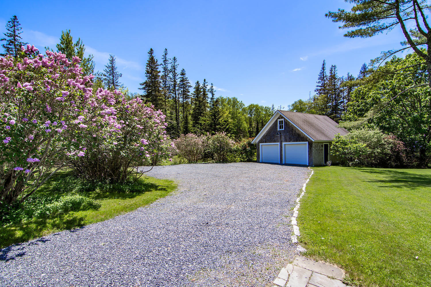 459 Sunset Road Deer Isle, ME 04627 - Photo 46 of 47 Driveway to garage
