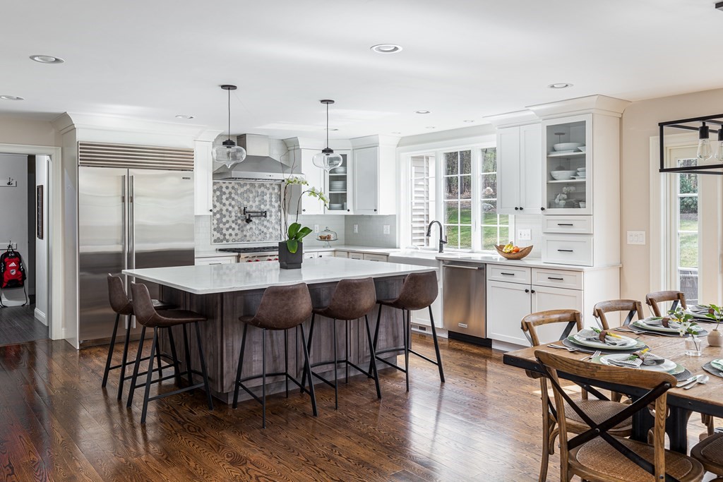 23 Pennock Road Ashland, MA 01721 - Photo 12 of 41 a view of a dining room with furniture window and wooden floor