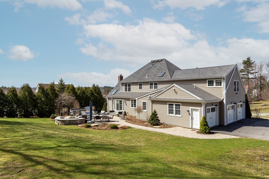 23 Pennock Road Ashland, MA 01721 - Photo 35 of 41 a aerial view of a house with swimming pool and a yard