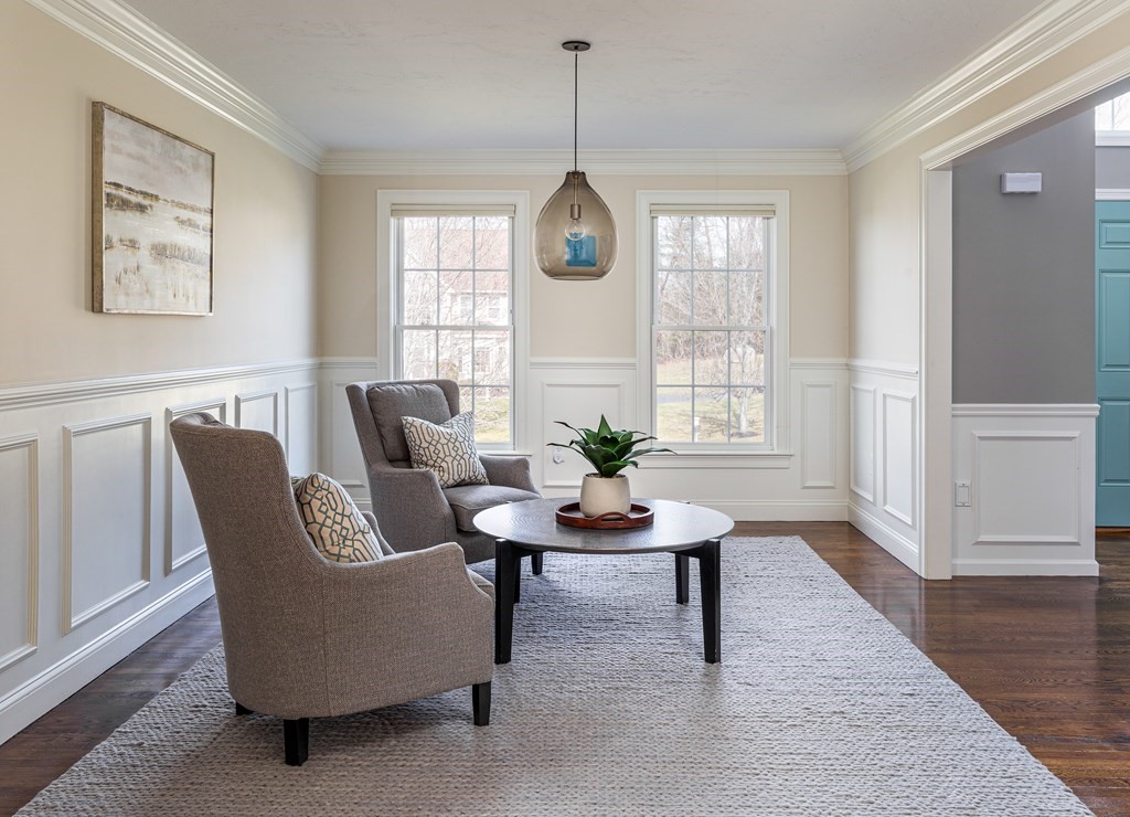 23 Pennock Road Ashland, MA 01721 - Photo 7 of 41 a living room with furniture and wooden floor
