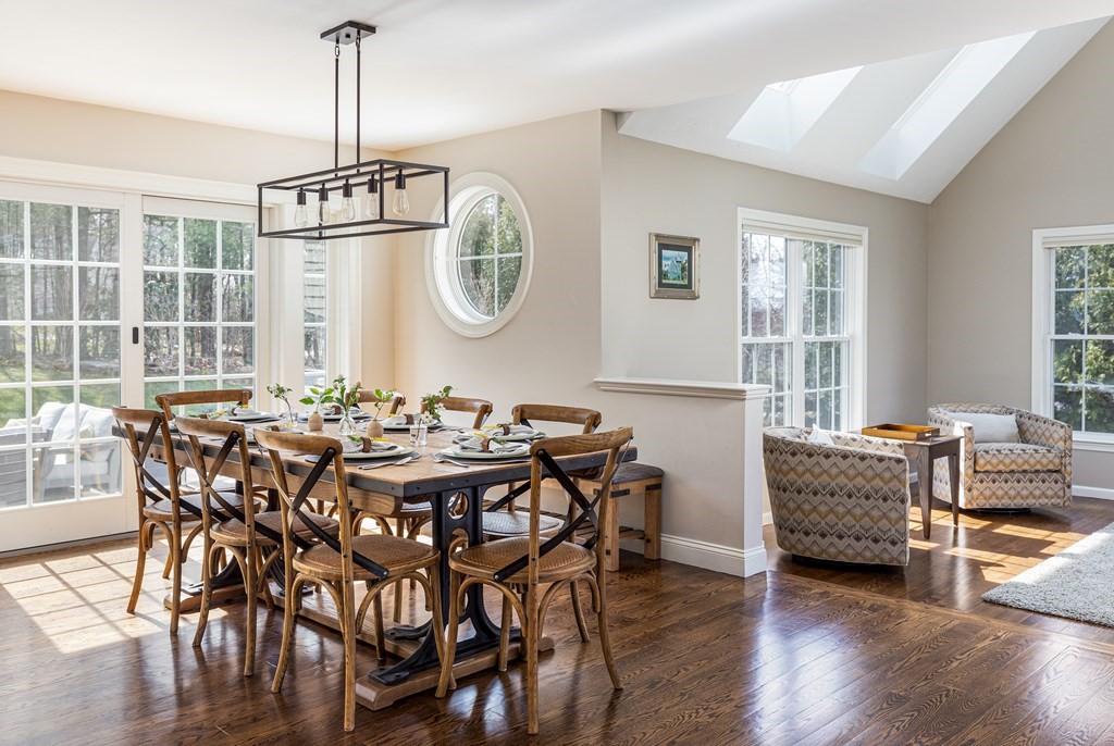 23 Pennock Road Ashland, MA 01721 - Photo 10 of 41 a view of a dining room with furniture window and wooden floor