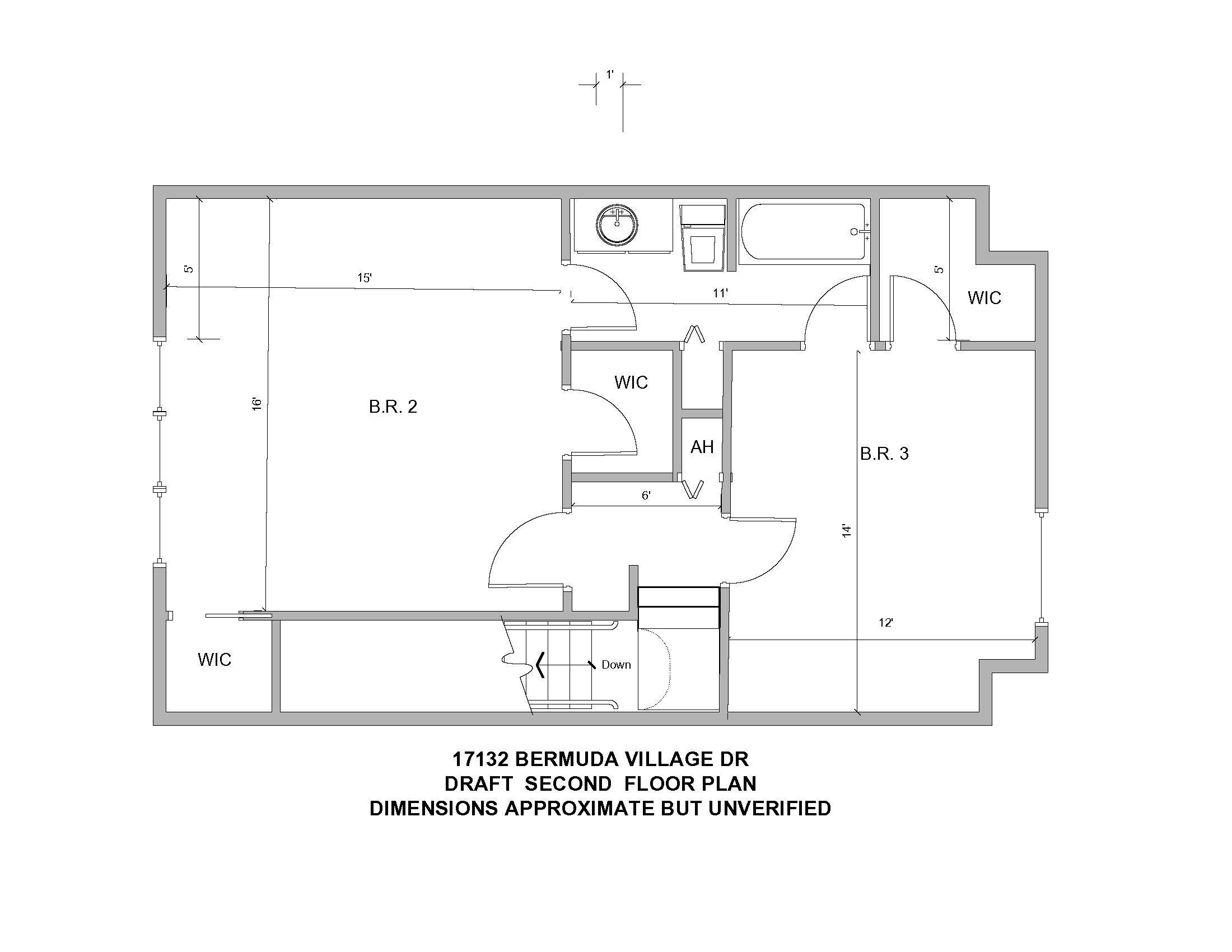 17132 Bermuda Village Drive Boca Raton, FL 33487 - Photo 2 of 11 SECOND FL PLAN
