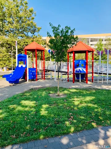 a view of outdoor space with garden and entertaining space