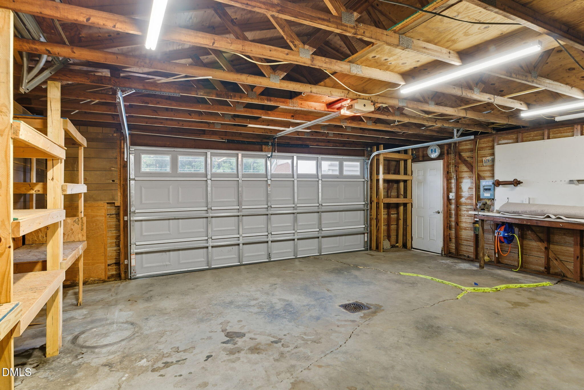 2238 Tarboro Road Youngsville, NC 27596 - Photo 38 of 41 a view of a room with wooden walls