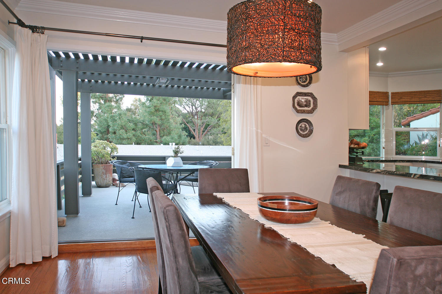 1600 Pleasant Way Pasadena, CA 91105 - Photo 12 of 51 a view of a dining room with furniture window and outside view