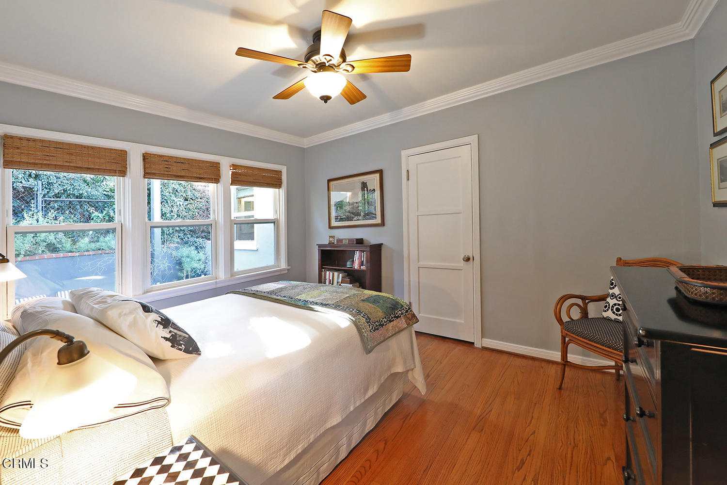 1600 Pleasant Way Pasadena, CA 91105 - Photo 35 of 51 a bedroom with a bed and a chandelier