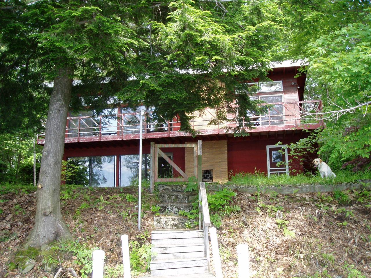 19 Point Road Monterey, MA 01245 - Photo 29 of 34 HOUSE FROM THE DOCK