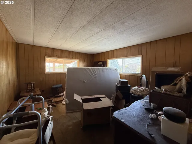a room with furniture and a window