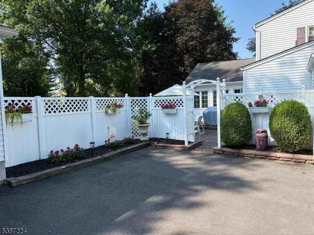 a view of a back yard of the house