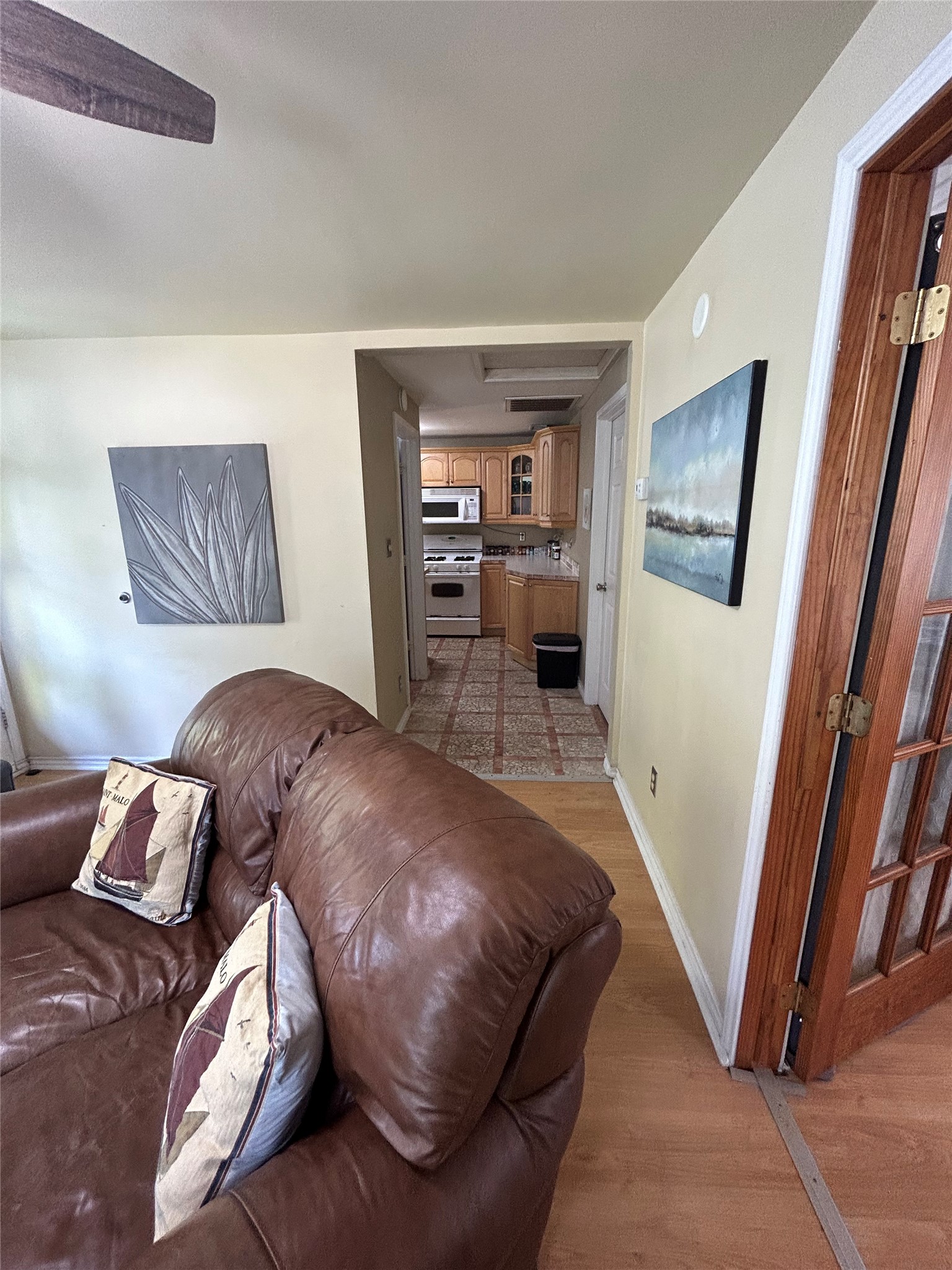 4812 Avenue G, Unit B Austin, TX 78751 - Photo 4 of 13 a living room with furniture and a rug