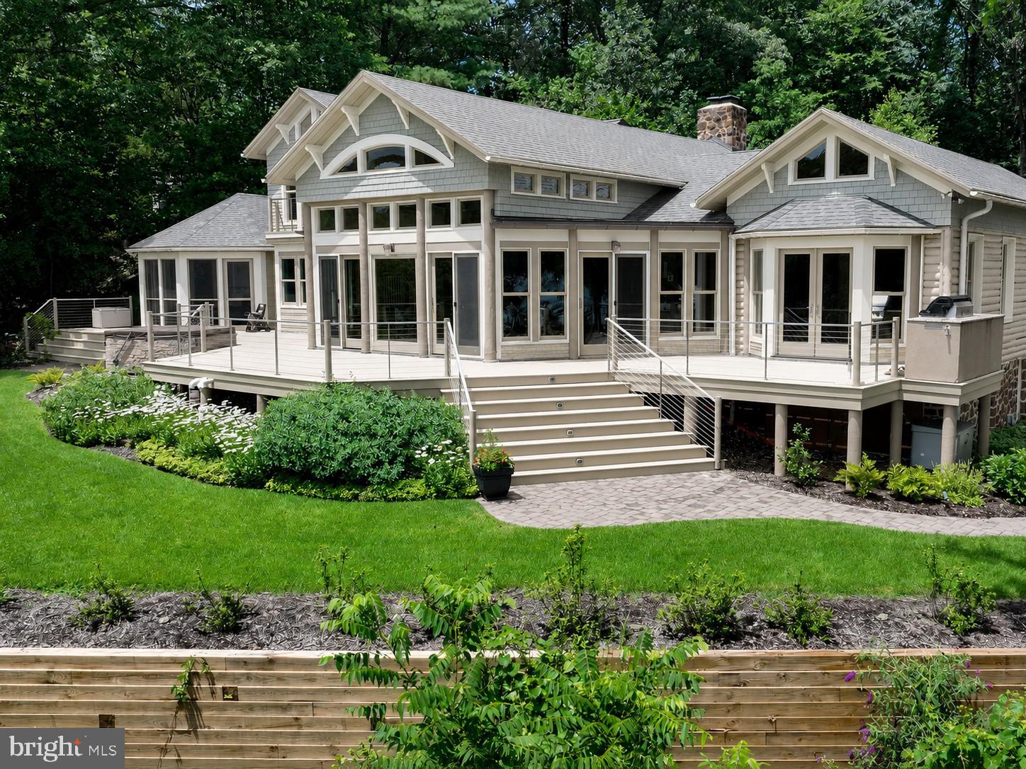 1715 Porters Hill Road Annapolis, MD 21401 - Photo 38 of 52 Beautifully maintained gardens w/ facade rendering