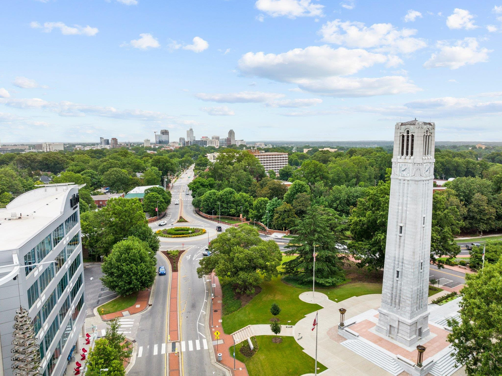 29 Enterprise Street, Unit 308 Raleigh, NC 27607 - Photo 11 of 14 a view of a city from a balcony