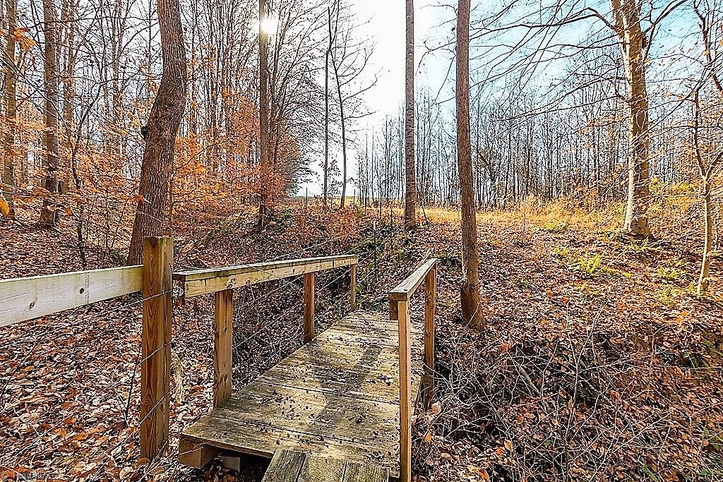 8315 Dennis Road Walnut Cove, NC 27052 - Photo 28 of 30 Handmade Wooden Bridges gives easy access for a Walk through the woods