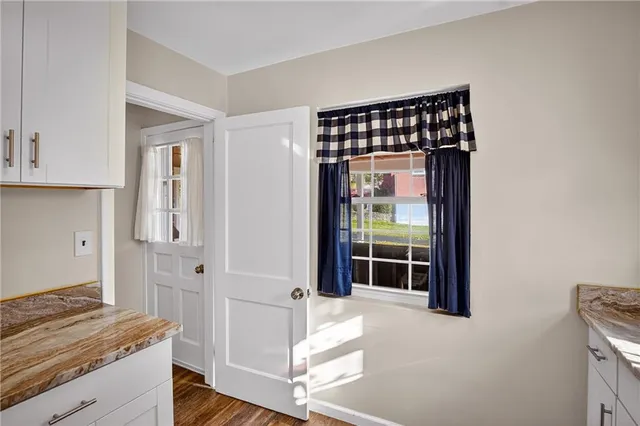 a view of a walk in closet and bedroom