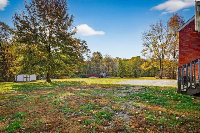a view of an outdoor space and yard