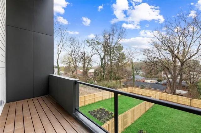an aerial view of residential house with outdoor space